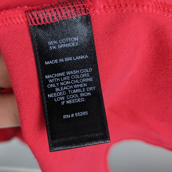 Express | Red Skater Keyhole Dress Size Small - Picture 3 of 5